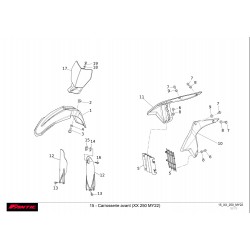 CARROSSERIE AVANT 250 XX 22-23