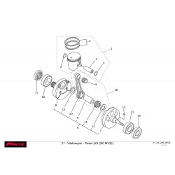 VILEBREQUIN - PISTON 250 XX 22-23