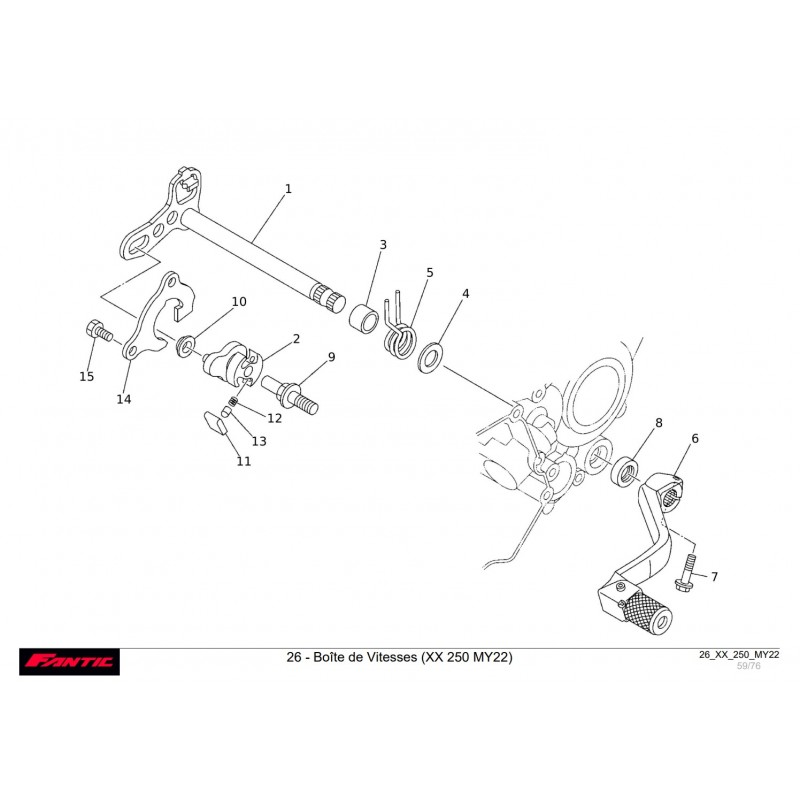 BOITE DE VITESSE 250 XX 22-23