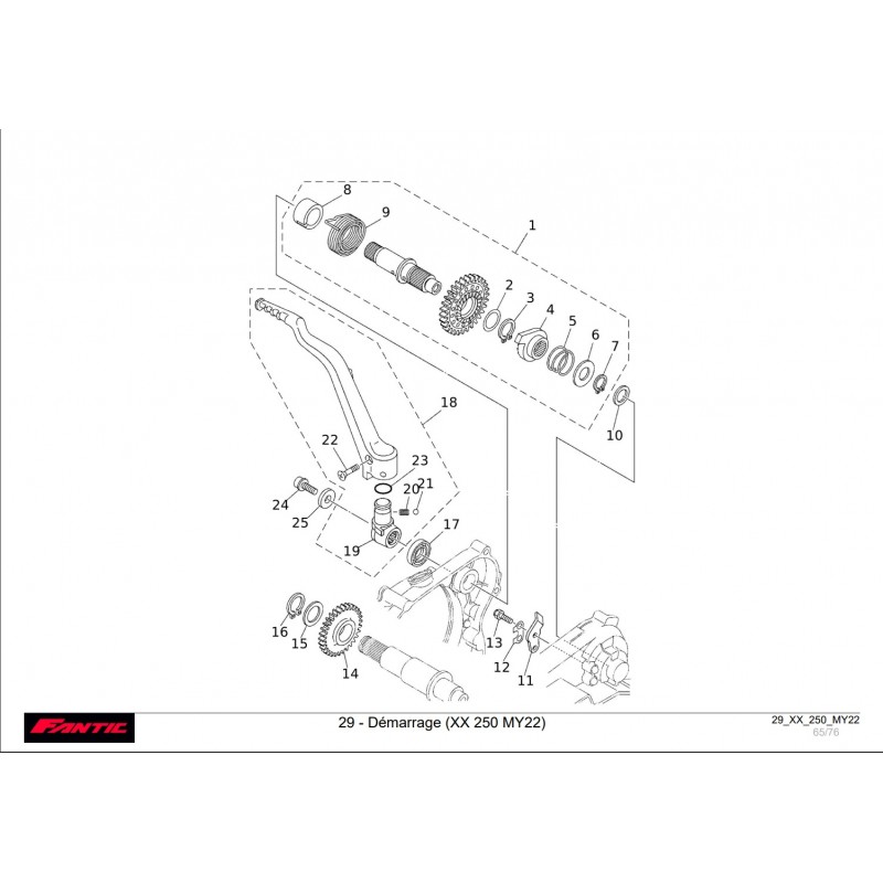 DÉMARRAGE 250 XX 22-23