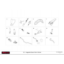 SUGGESTION DE PIÈCES CYCLE 250 XX 2023