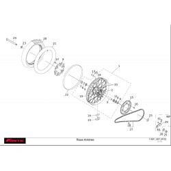 ROUE ARRIERE 250 XXF-XEF 2022