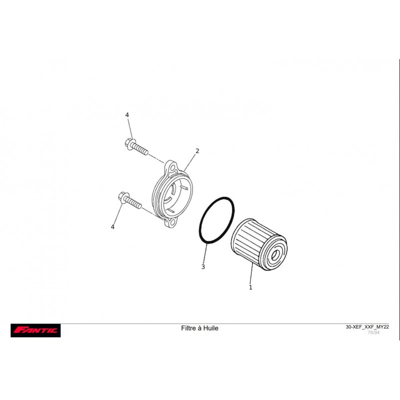 FILTRE À HUILE 250 XXF-XEF 2022
