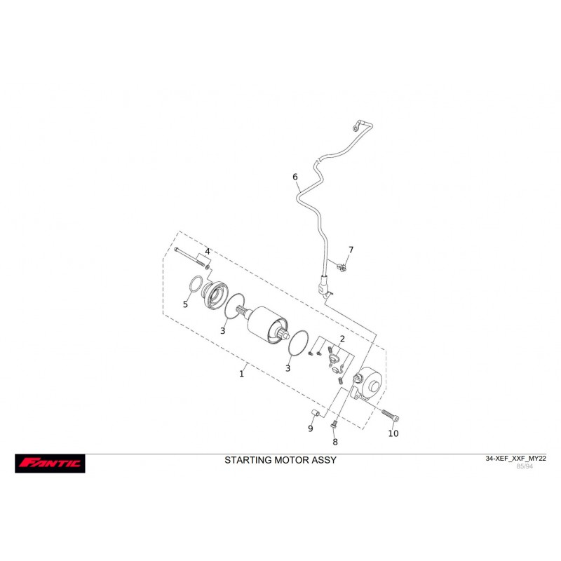 DÉMARREUR 250 XXF-XEF 2022