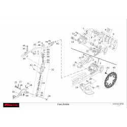 vu éclatée frein arrière fantic 125 xx 2023