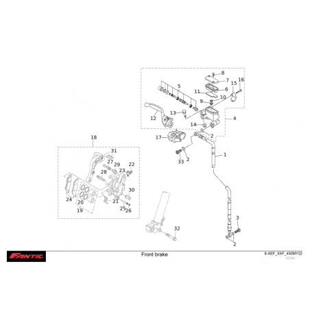 FREIN AVANT 450 XXF-XEF 2022