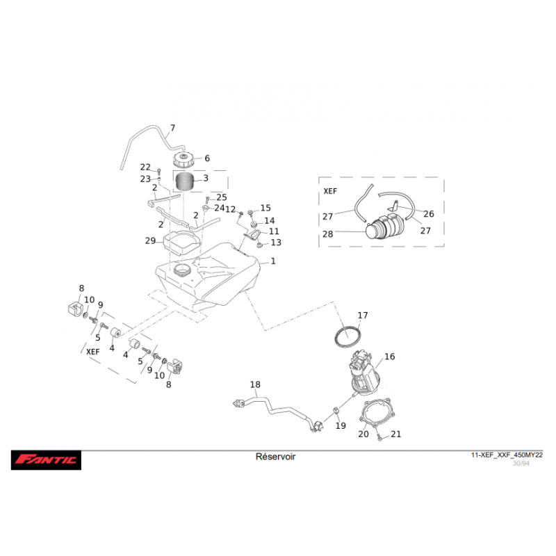 RÉSERVOIR 450 XXF-XEF 2022