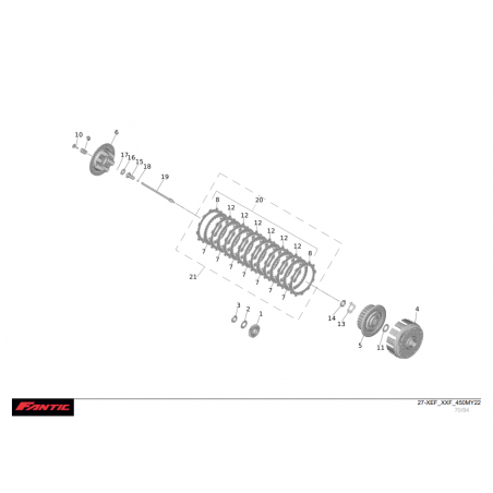 EMBRAYAGE 450 XXF-XEF 2022