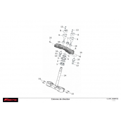 COLONNE DE DIRECTION 450 XXF 2023-2024