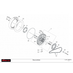 ROUE ARRIERE 450 XXF 2023-2024