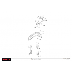 CARROSSERIE AVANT 450 XXF 23-24