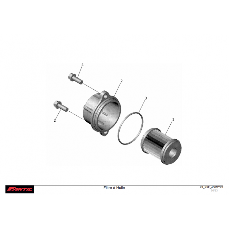 FILTRE À HUILE 450 XXF 2023-2024