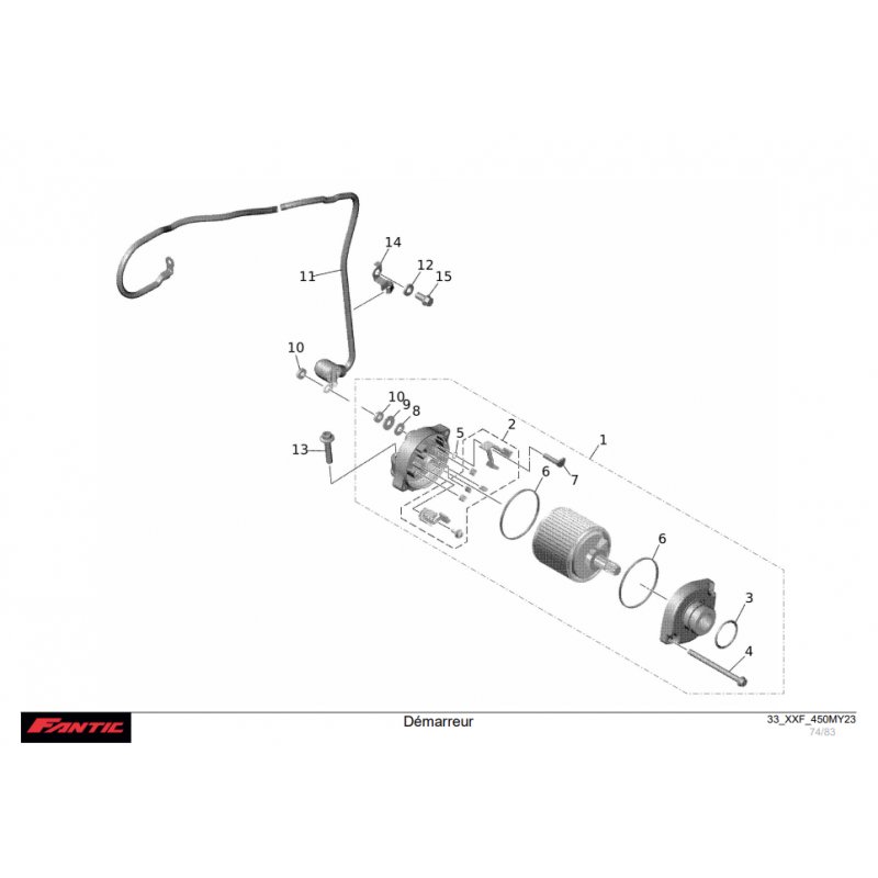 DÉMARREUR 450 XXF 2023-2024