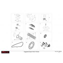 PIÈCES DE RECHANGE 450 XXF 23-24