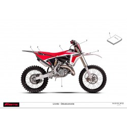 vu éclatée fantic 125 xx 2022