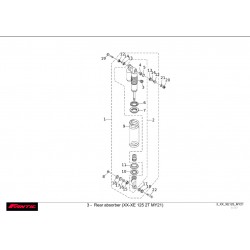 vu éclatée amortisseur 125 xx xe 2021