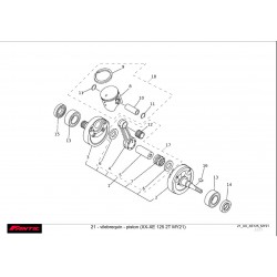 piston vilbrequin 125 xx xe 2021