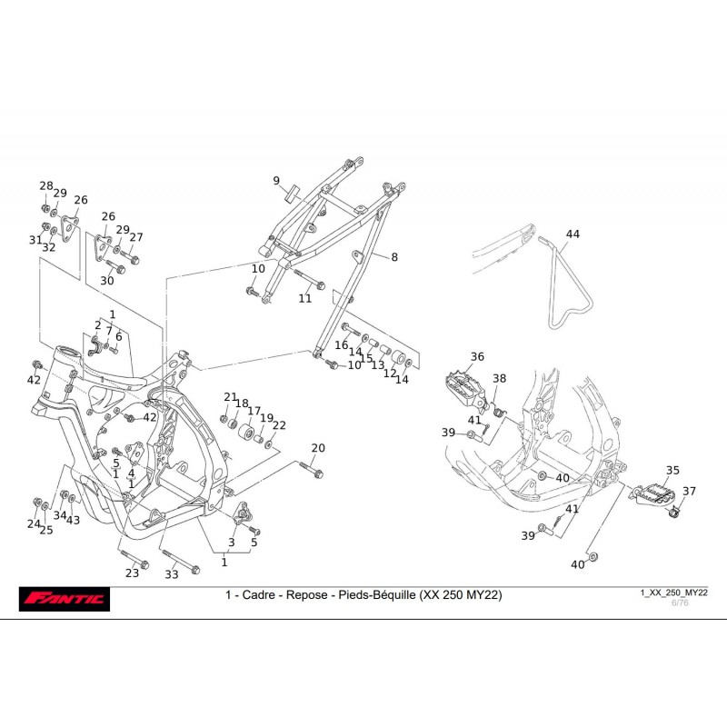 CADRE 250 XX 22-23