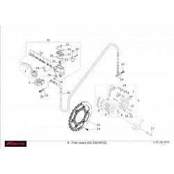 FREIN AVANT 250 XX 22-23